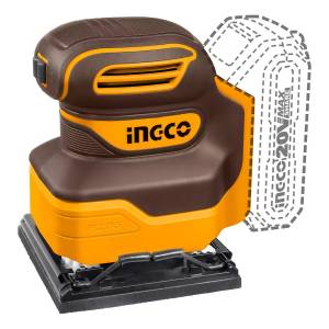 Lijadora Orbital Ingco P20s 110 X 100mm A Batería - Marrón O