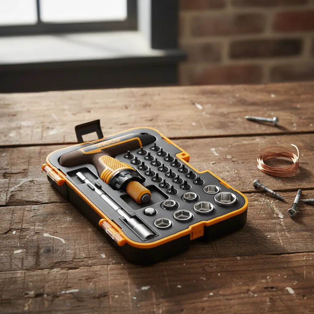 Set X31pcs Destornilladores Cr-v Ingco Hksdb0318 - Imagen 3