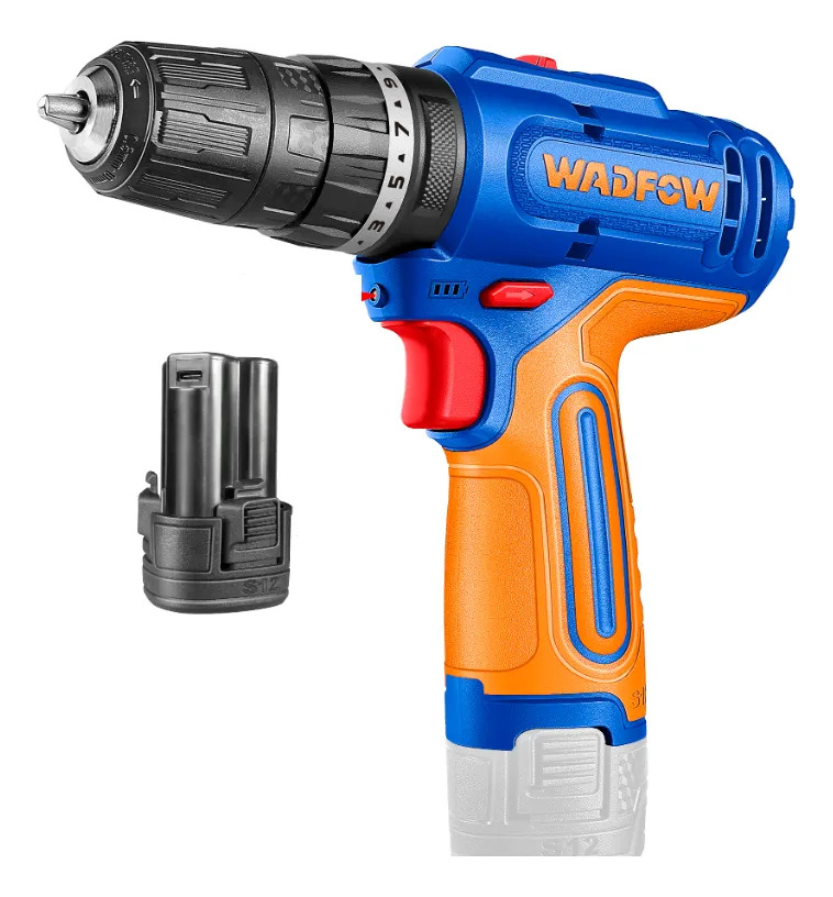 Taladro Atornillador Percutor Bateria 12v 1.5ah Wadfow