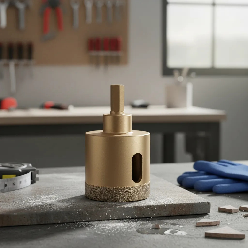 Mecha Broca Diamantada 50mm Equus Vidrio Cerámica En Seco - Imagen 2