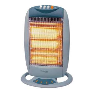 Estufa Halogena Punktal Giratoria Potencia 3 Niveles 222 Dim Color Gris