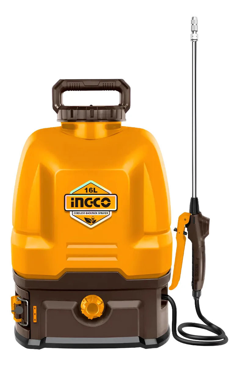 Pulverizador Fumigador De Mochila 16lts A Bateria Ingco