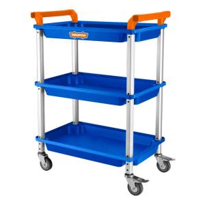 Carro De Carga 90kg Con 3 Bandejas Wadfow Wwb5307