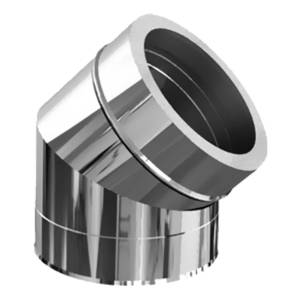 Codo Acero Inoxidable Para Calefactores Tromen 8