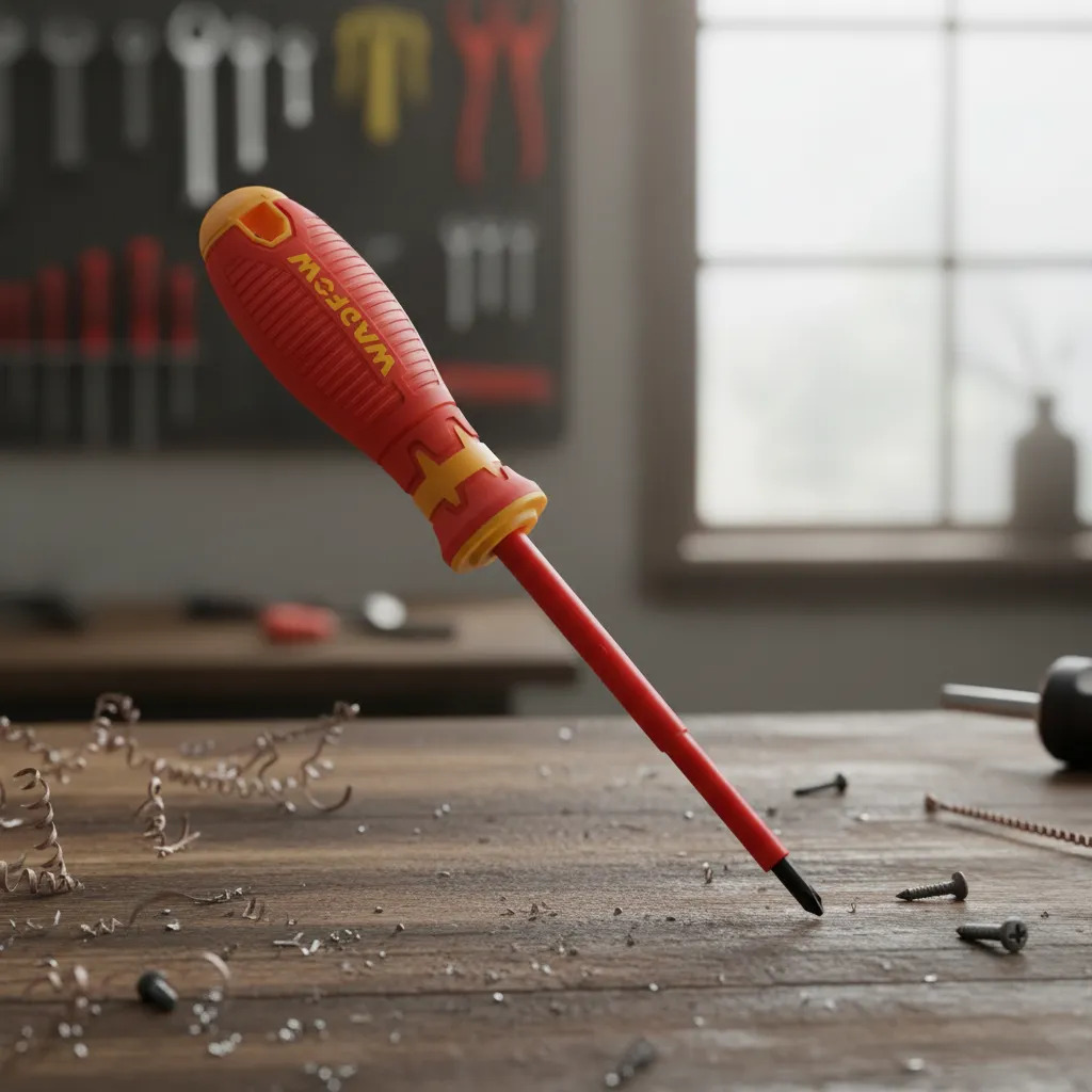 Destornillador Phillips Aislado 1000v Ph0 X 75mm Wadfow - Imagen 3