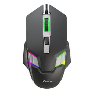 Mouse Gamer Retroiluminado Con Cable Usb Xtrike Me Gm110 Para Computadora Notebook Pc 3600 Dpi - Negro