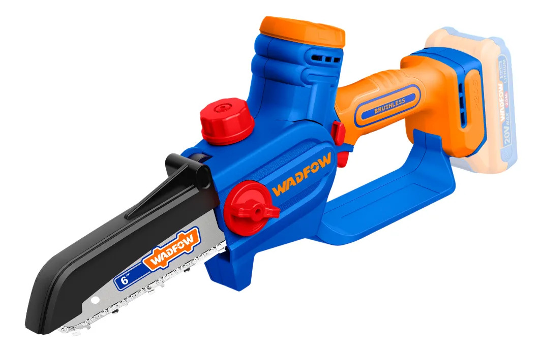 Mini Motosierra 6 Inalambrica 20v Accesorios Wadfow Wclp560