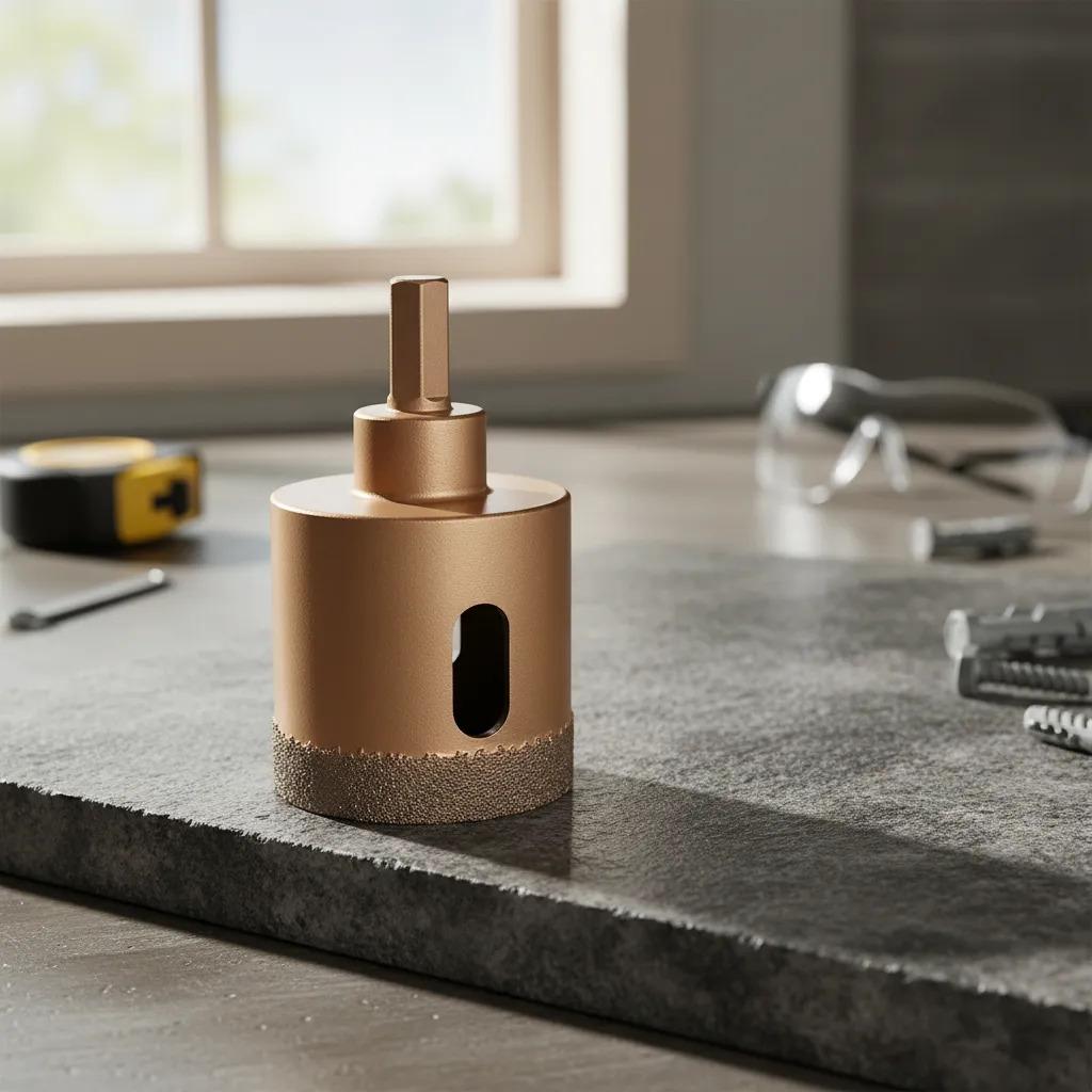 Mecha Broca Diamantada 50mm Equus Vidrio Cerámica En Seco - Imagen 3