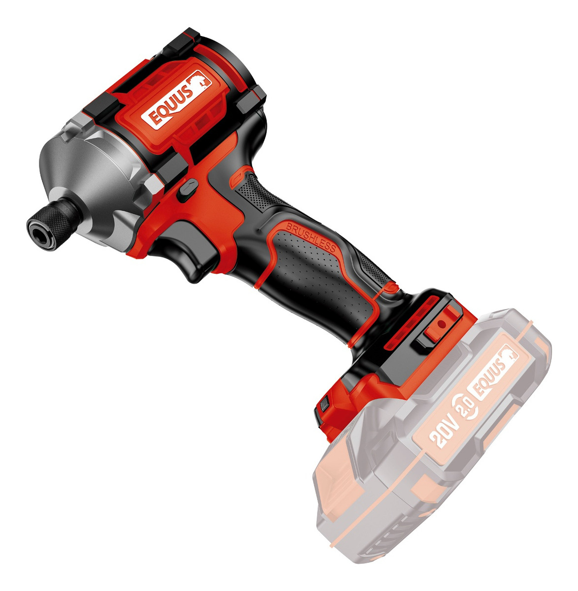 Atornillador De Impacto Inalámbrico Equus Solo Cuerpo 3617b - Imagen 2