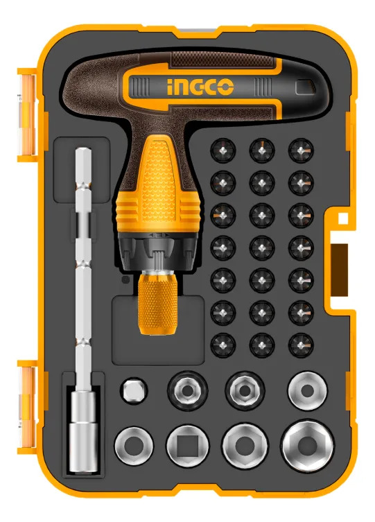 Set X31pcs Destornilladores Cr-v Ingco Hksdb0318