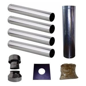 Kit De Techo Acero Inoxidable 6? 4 Metros Tromen Completo