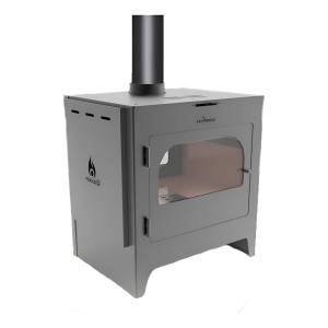 Estufa Calefactor Salamandra Tromen P20000 Doble Puerta