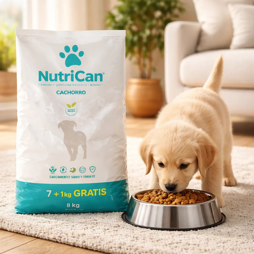 Alimento Comida Para Perro Nutrican Cachorros Premium 7+1kg - Imagen 3