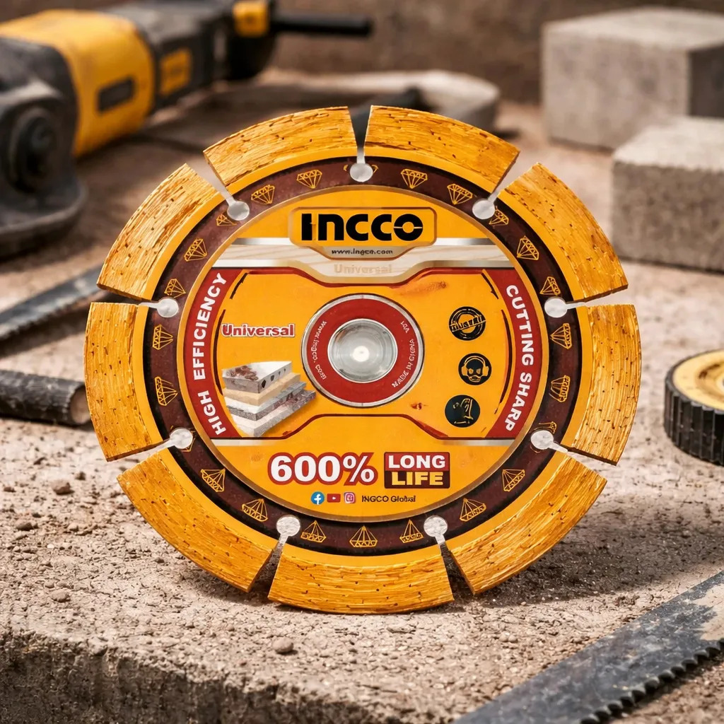 Disco Diamantado 9 P/corte Humedo Y Seco Ingco Dmd072301 - Imagen 3