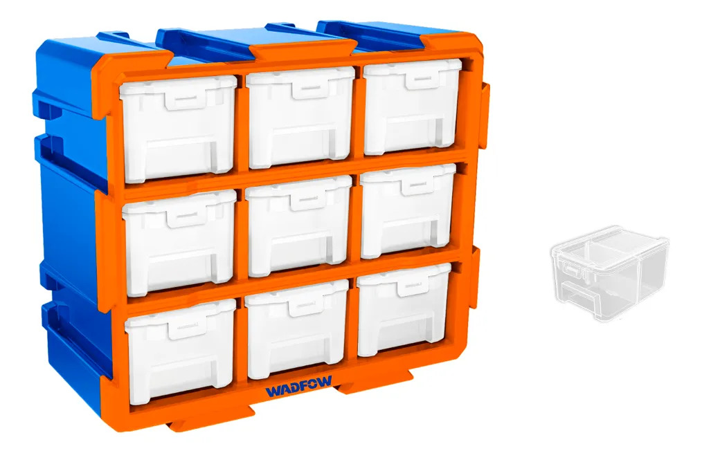 Organizador Modular Gavetero X9 Transparente Wadfow