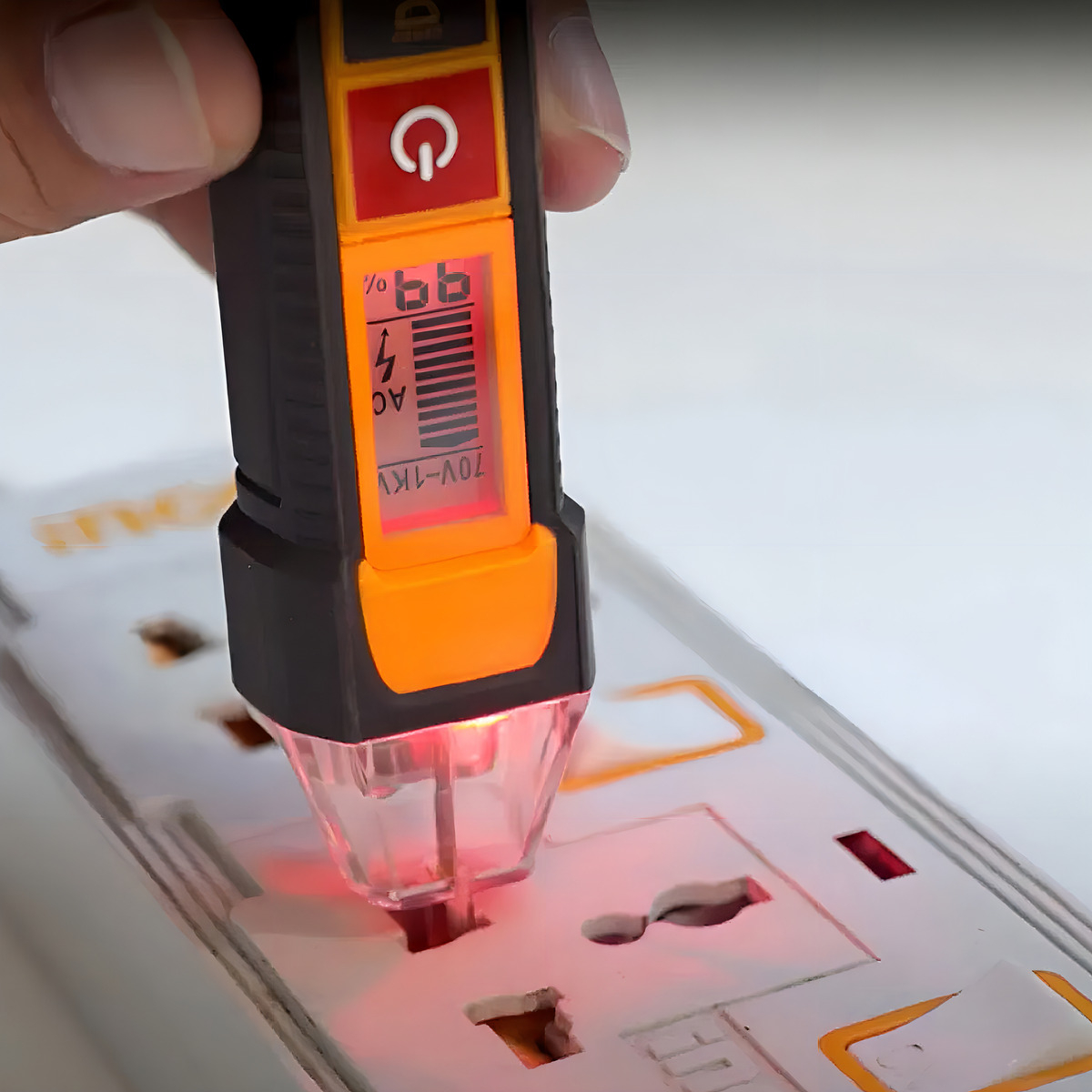 Buscapolo Detector De Voltaje Digital Ingco Alarma Sonora - Imagen 2