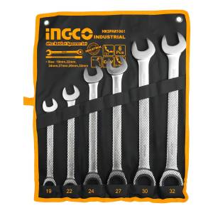 Set 6 Llaves Crique Combinadas 1932mm Cr-v Ingco Hkspar1061