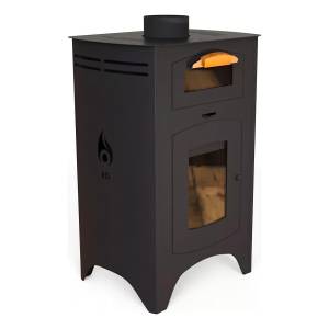 Salamandra Leña Tromen A15 Con Horno Estufa Calefactor 120m2