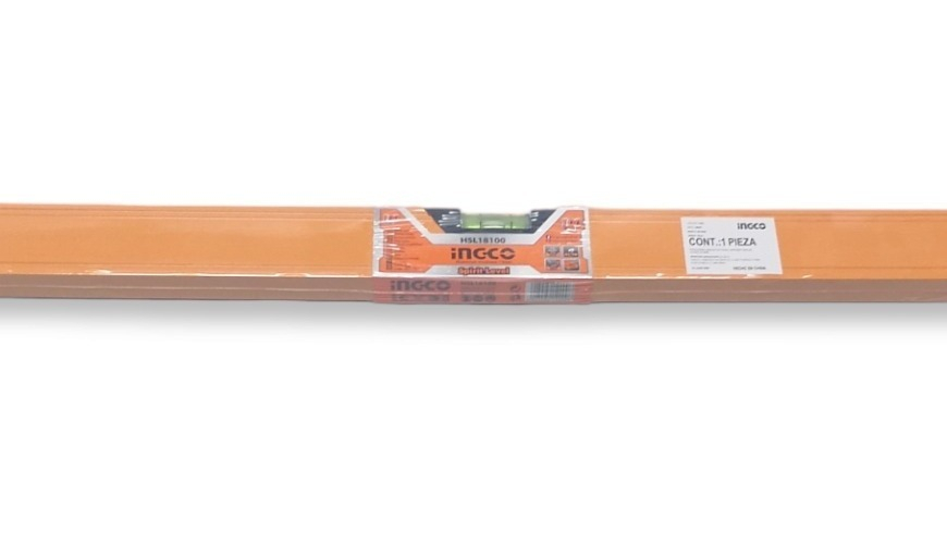 Nivel De Mano Aluminio 40 Cm 2 Burbujas Ingco Hsl58040 - Imagen 4