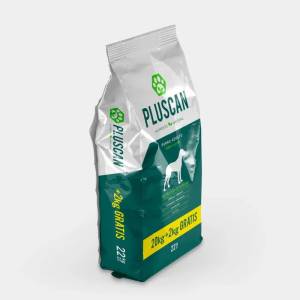 Comida Alimento Para Perro Adulto Pluscan 20+2kg