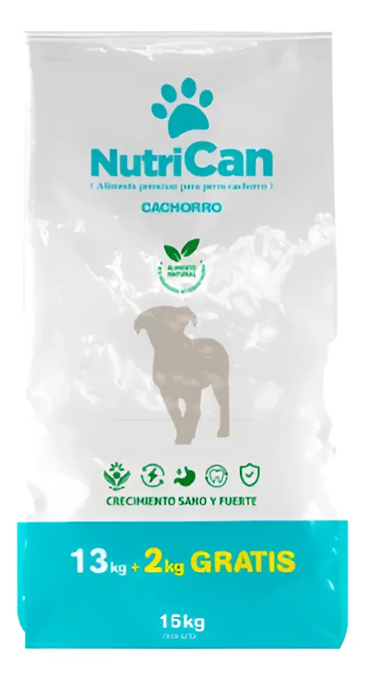 Alimento Comida Para Perro Nutrican Cachorros Premium 13+2kg