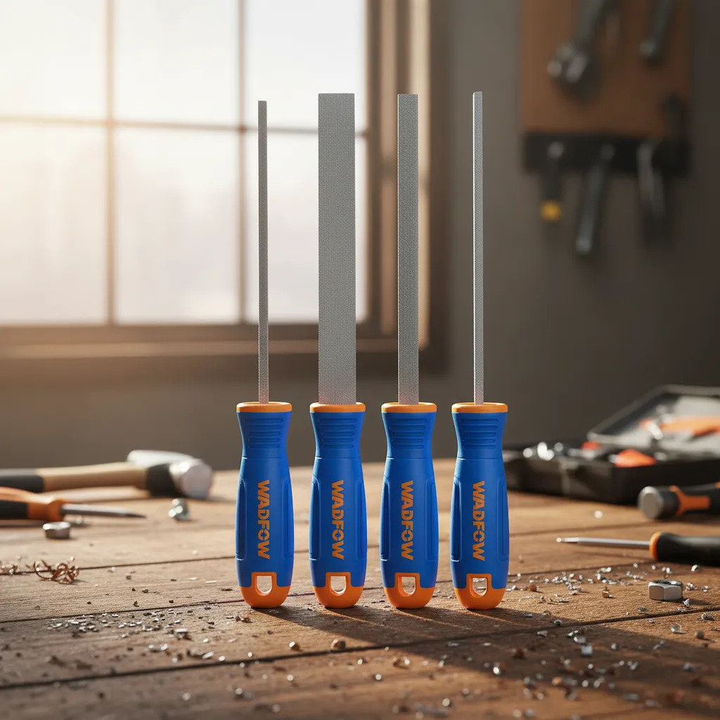 Set X 5 Limas Para Metal 8 Wadfow Wsf2405 - Imagen 3