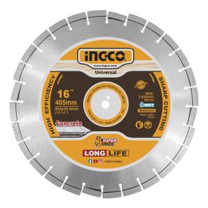 Disco Para Maquina Pavimento 16 Hormigon Ingco Dmd044053