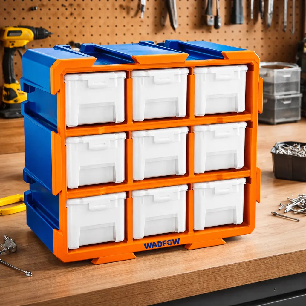 Organizador Modular Gavetero X9 Transparente Wadfow - Imagen 3